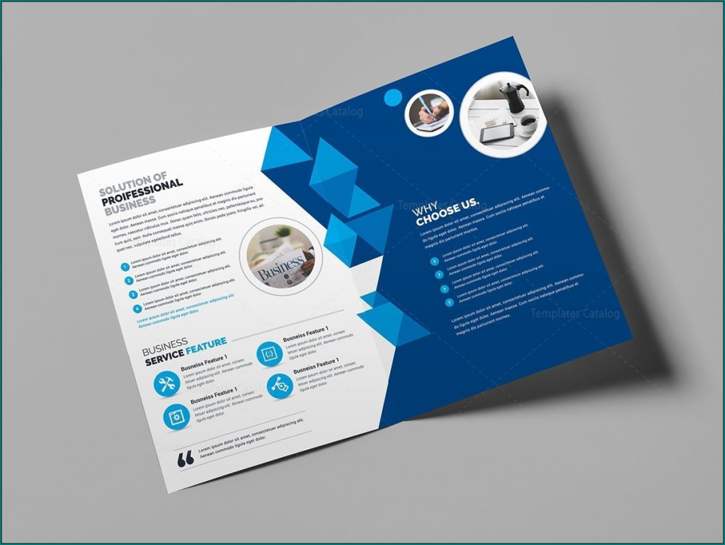 》Free Printable Bi Fold Brochure Template