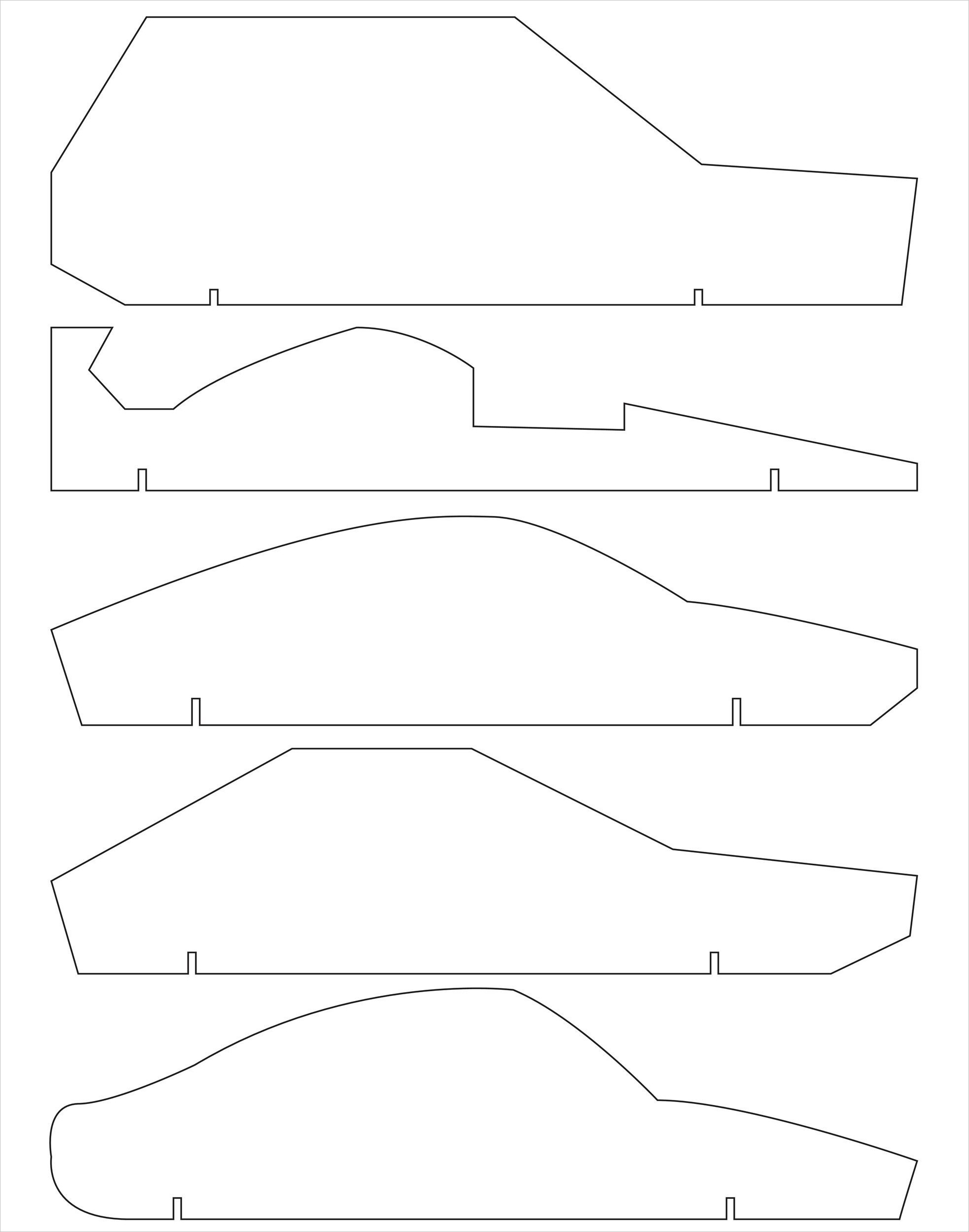 Example Pinewood Derby Car Template Example Pinewood Derby Car Template