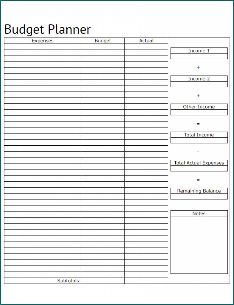 Best free budget planning templates - hawkGros