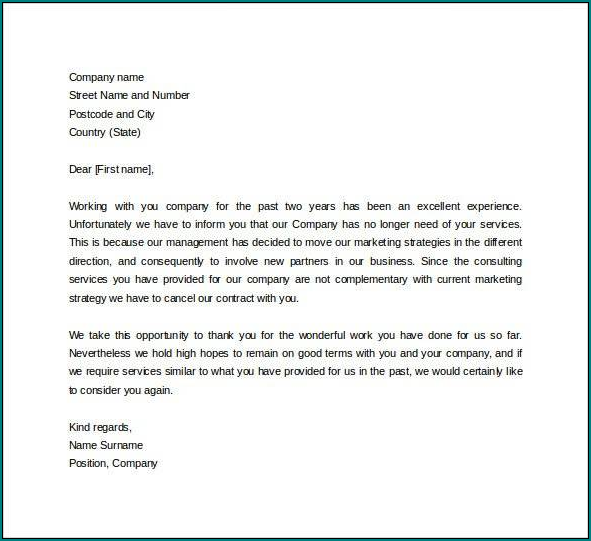 Example of Business Letter Format