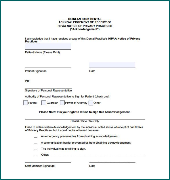 Example of Dentist Receipt Template