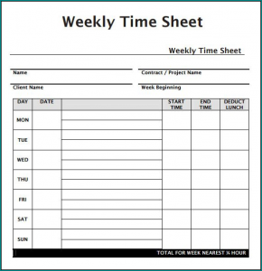 Employee Time Utilization Form.pdf 》Free Printable Employee Time Sheet Form
