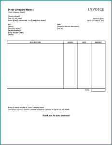 》Free Printable Handyman Receipt Template