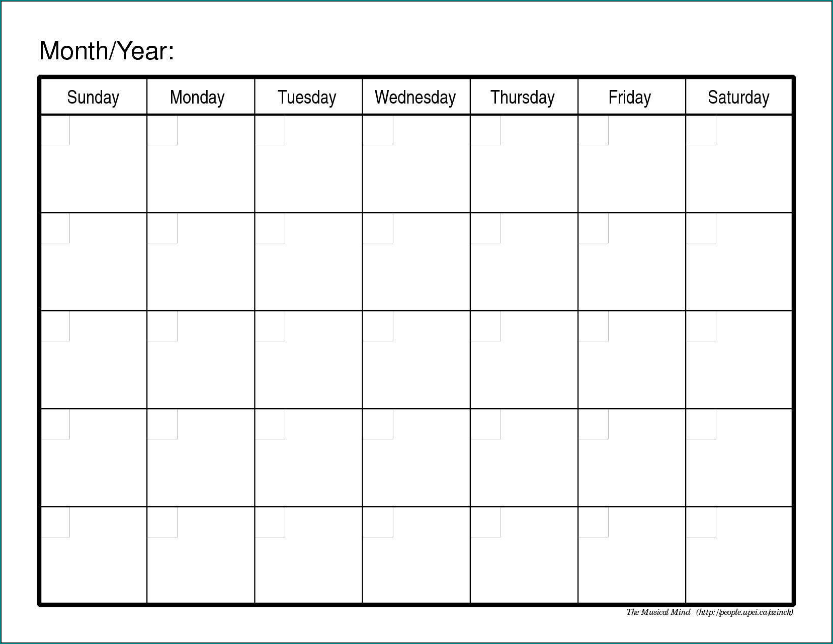 Example of Monthly Employee Schedule Template Excel