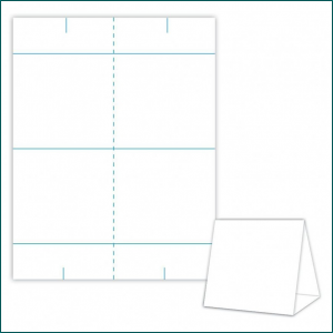 》Free Printable Name Tent Template