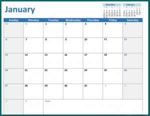 》Free Printable Monthly Schedule Template