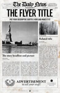 Old Newspaper Template
