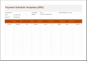 Payment Plan Template