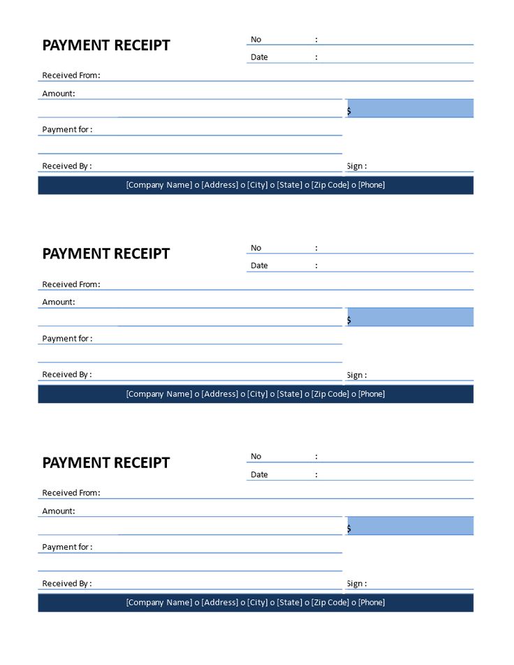 Payment Receipt Template Sample Payment Receipt Template Sample