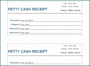 》Free Printable Petty Cash Receipt Template