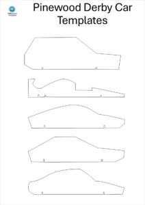 Pinewood Derby Car Template Example