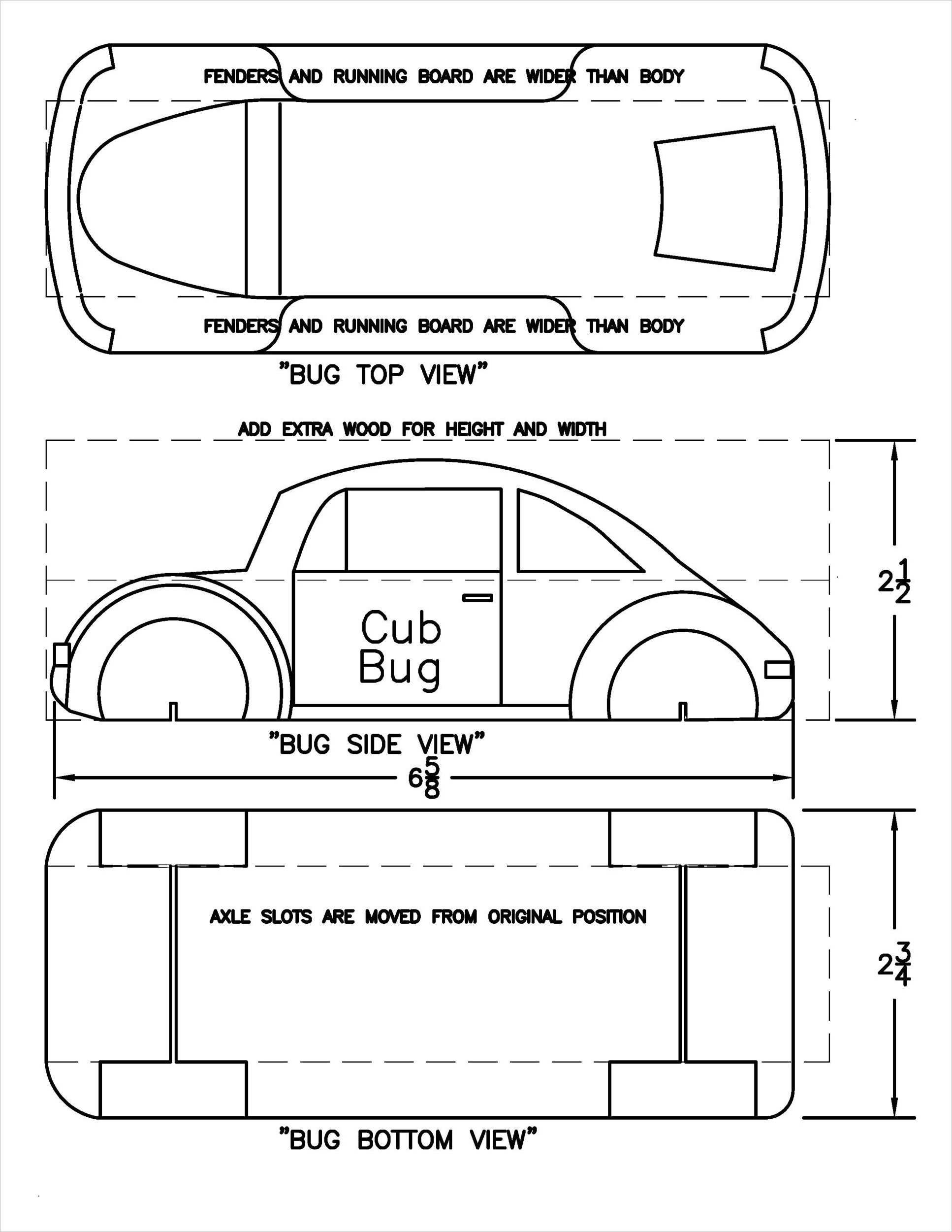 Pinewood Derby Car Template Pinewood Derby Car Template