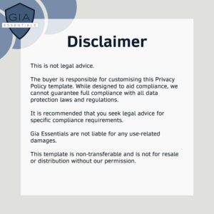 Privacy Policy Template