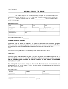 Private Car Sale Receipt Template