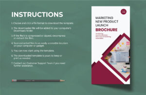 Product Marketing Brochure Template