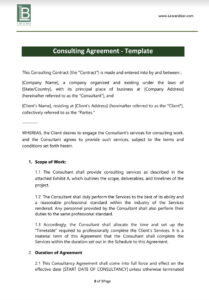 Professional Services Agreement Template