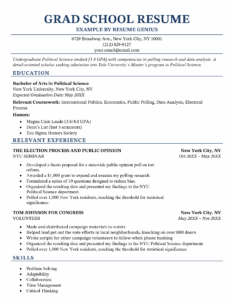 Recent College Graduate Resume Template