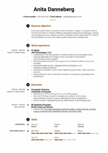 Recent College Graduate Resume Template