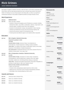 Recent College Graduate Resume Template