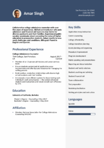 Reference Page for Resume Template
