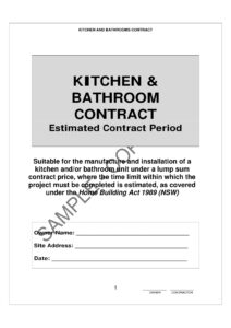 Remodeling Contract Template