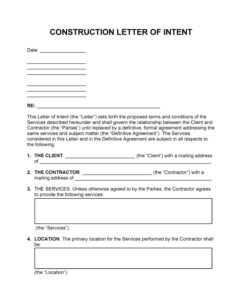 Remodeling Contract Template