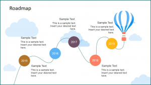 Sample of Creative Timeline Template