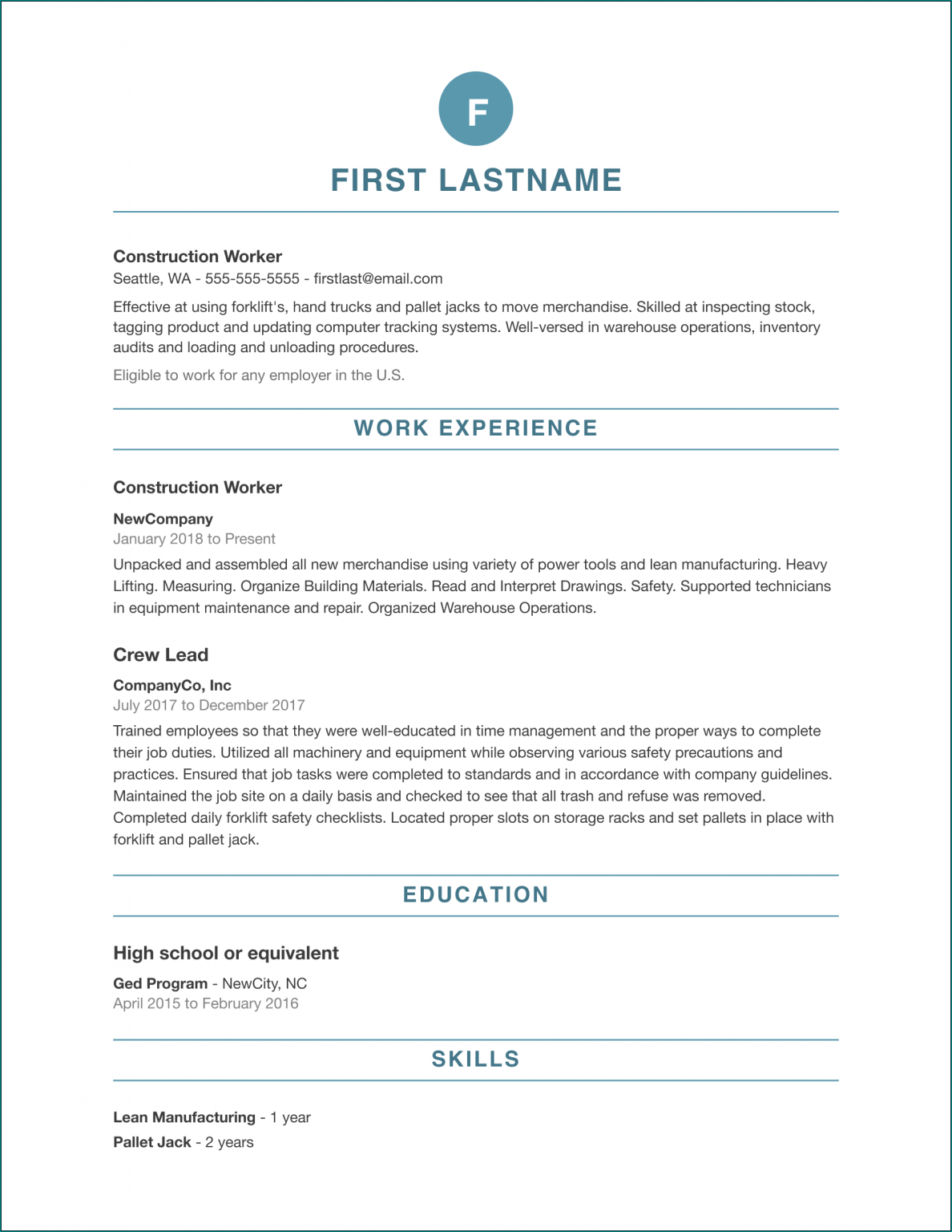 Free Printable Professional Resume - Sample Of Professional Resume Format 1188x1536 