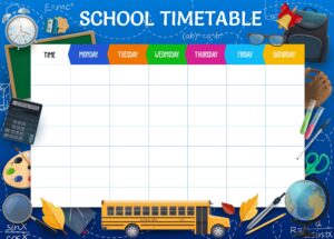 Timetable For Kids