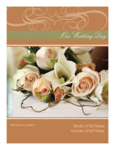 Wedding Invitation Flyer Template