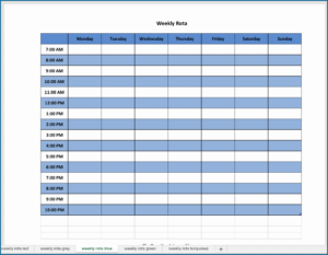 Weekly Planner Template Sample