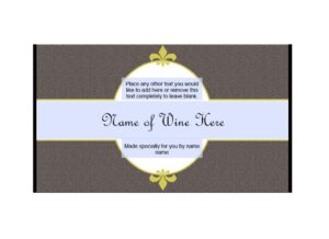 Wine Label Template