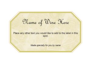 Wine Label Template