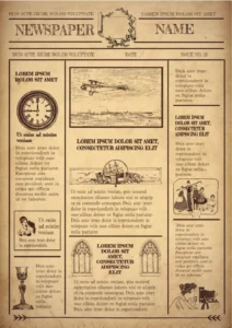 google doc newspaper template