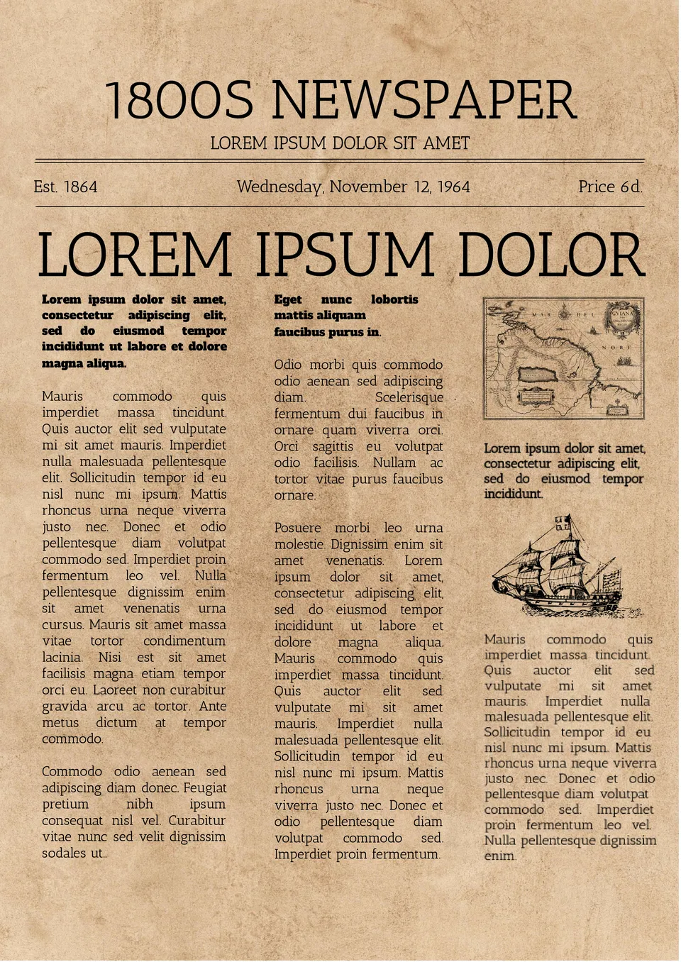 old newspaper background