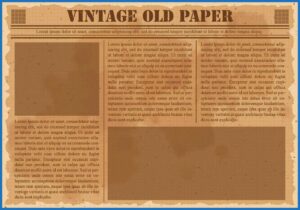 old newspaper template free