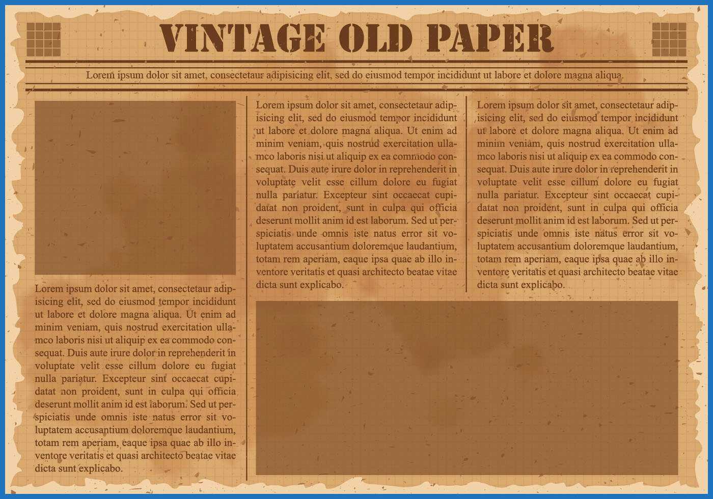 old newspaper template free