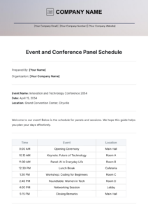 one day conference agenda