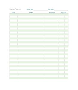 savings tracker