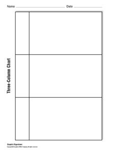 t chart template